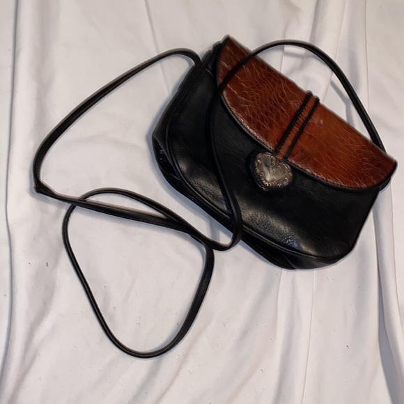 Brighton One World Black/Brown CROSSBODY Leather - Picture 15 of 16